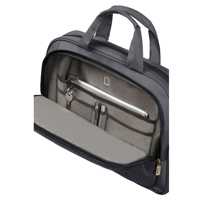 American Tourister AT WORK LAPTOP BAG 15.6'' Black/Orange