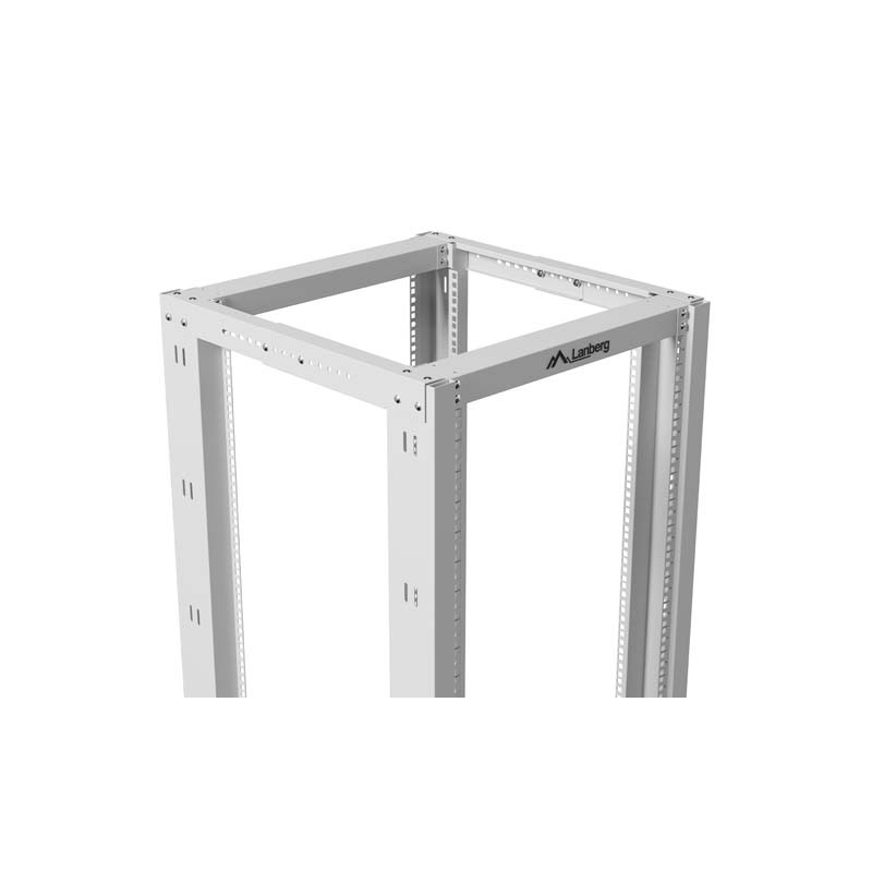 LANBERG OTVORENÝ RACK 19'' 42U 600X800 ŠEDÝ