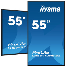 55'' iiyama LH5541UHS-B2: IPS, 4K UHD, 500cd, repro