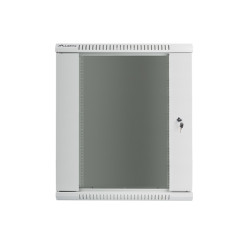 LANBERG - Nástenný rack 19'' 15U 600X450mm šedý flat pack