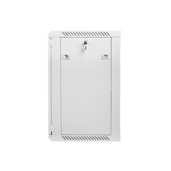 LANBERG - Nástenný rack 19'' 15U 600X450mm šedý flat pack