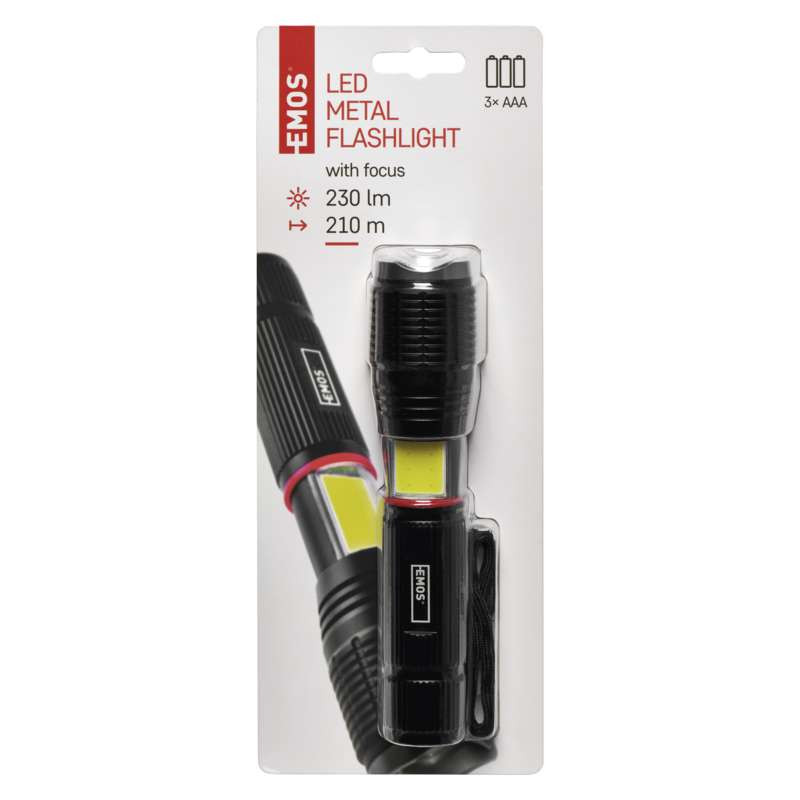EMOS - LED svietidlo P3111, 5W 230Lm +3W COB + magnet