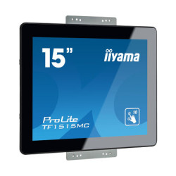 15'' iiyama TF1515MC-B2: TN, XGA, capacitive, 10P, 350cd/m2, VGA, DP, HDMI, čierny