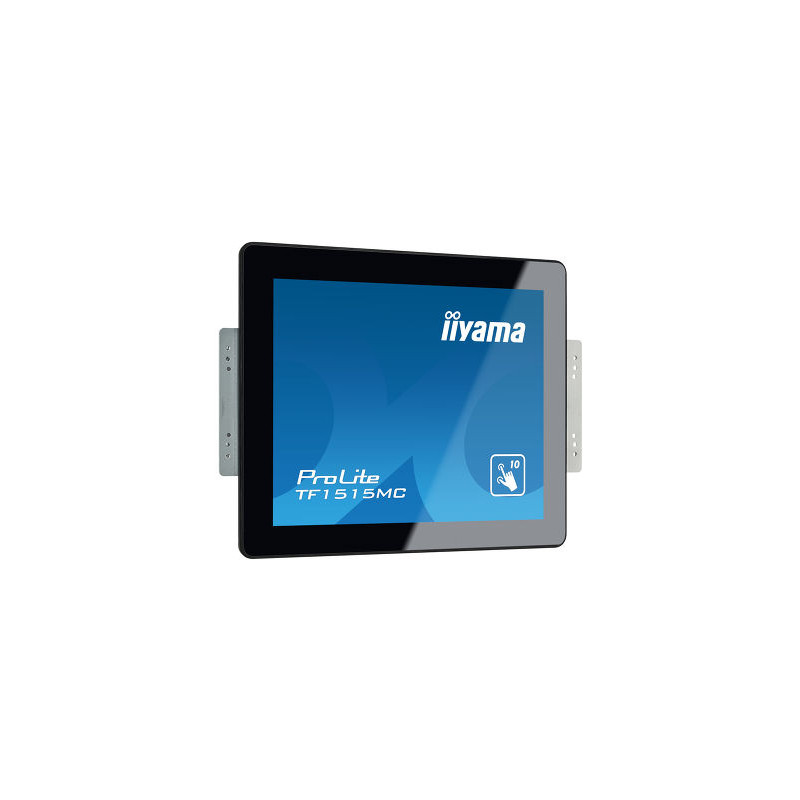 15'' iiyama TF1515MC-B2: TN, XGA, capacitive, 10P, 350cd/m2, VGA, DP, HDMI, čierny