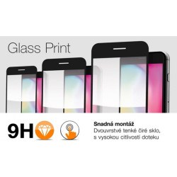 Aligator ochranné tvrzené sklo GLASS PRINT, Samsung Galaxy A34 (5G), čierna, celoplošné lepenie