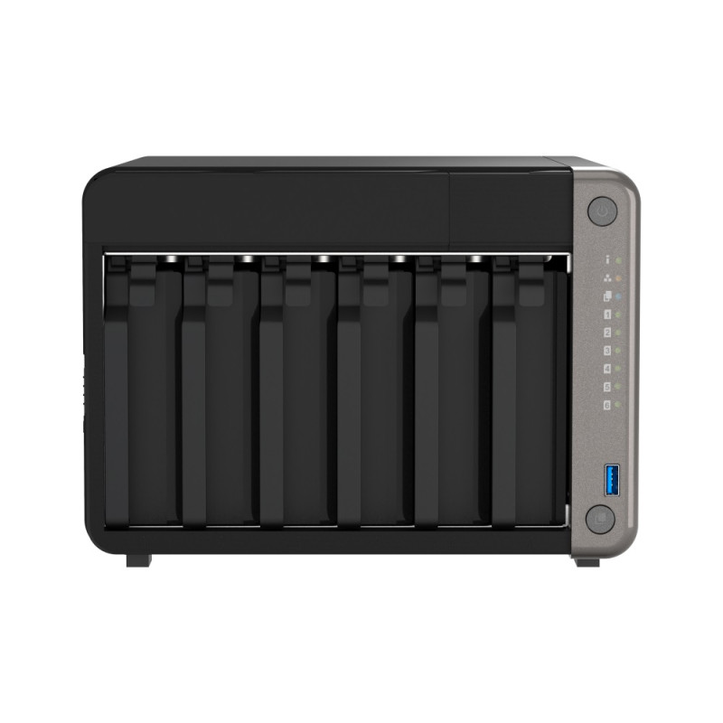QNAP TS-AI642-8G (8core CPU, 8GB RAM, 6x SATA, 2x M.2 NVMe, 1x PCIe, 2x HDMI 4K, 1x 2,5GbE, 2x GbE)