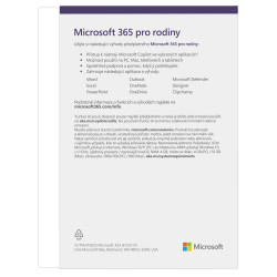 Microsoft 365 Family FY25H2 Mac/Win, 1 Rok, SK