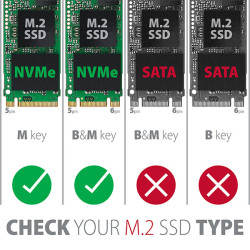 AXAGON EEM2-GTR, USB-C 3.2 Gen 2 - M.2 NVMe SSD kovový THIN RIB box