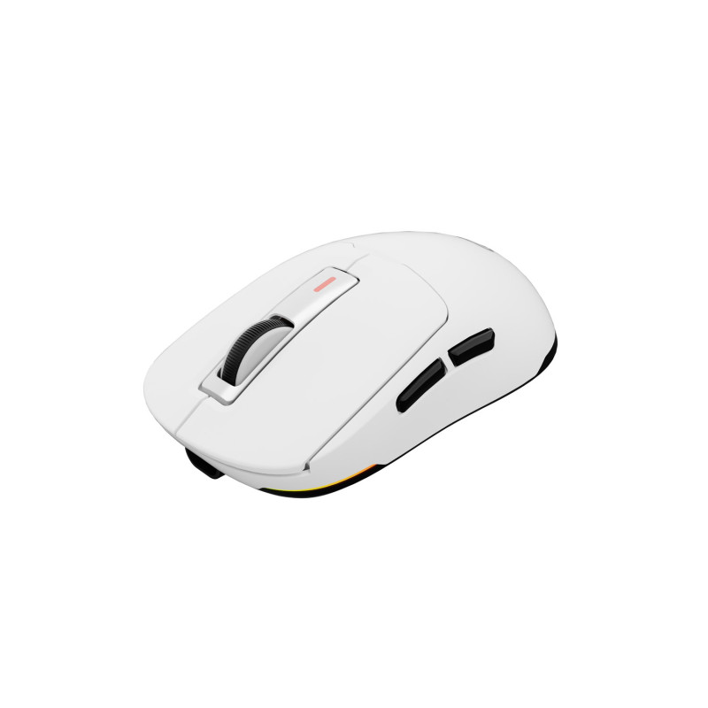 Genesis herná myš ZIRCON 660/Herná/Optická/12 000 DPI/Drôtové/Bezdrôtové/Biela
