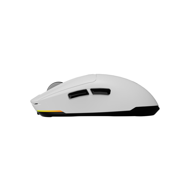 Genesis herná myš ZIRCON 660/Herná/Optická/12 000 DPI/Drôtové/Bezdrôtové/Biela