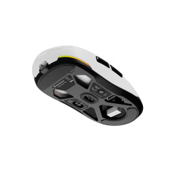 Genesis herná myš ZIRCON 660/Herná/Optická/12 000 DPI/Drôtové/Bezdrôtové/Biela