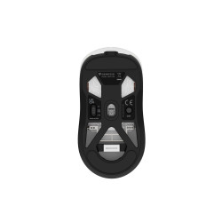 Genesis herná myš ZIRCON 660/Herná/Optická/12 000 DPI/Drôtové/Bezdrôtové/Biela