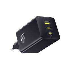 NONAME - Baseus EnerFill FE11 Fast Nabíjačka USB-A + USB-C + USB-C 100W Cosmic Black