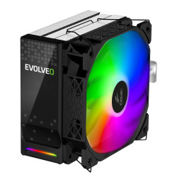 EVOLVEO QuietCool5, CPU chladič, 6x heatpipe, čierny