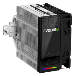 EVOLVEO QuietCool5, CPU chladič, 6x heatpipe, čierny