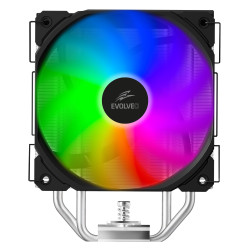 EVOLVEO QuietCool5, CPU chladič, 6x heatpipe, čierny