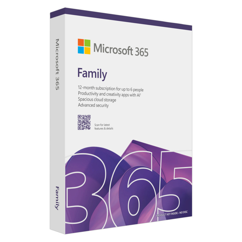 Microsoft 365 Family FY25H2 Mac/Win, 1 rok, Eng