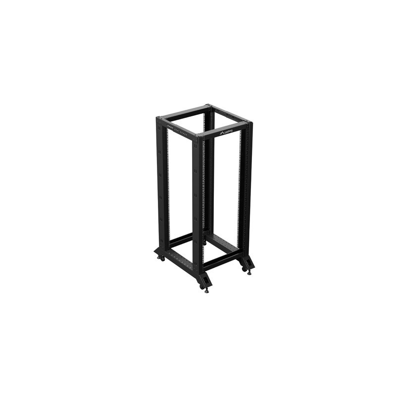 LANBERG OTVORENÝ RACK 27U 600X800 ČIERNY V2
