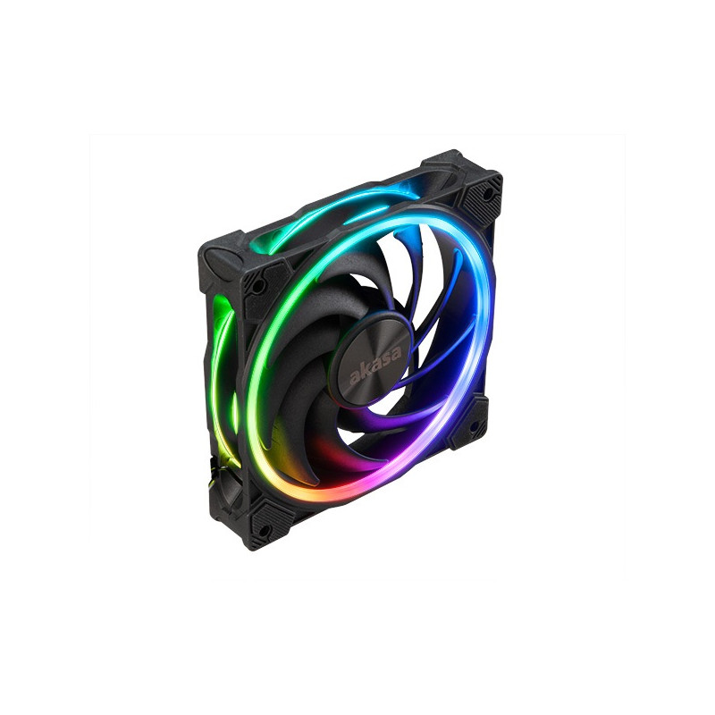 prídavný ventilátor Akasa SOHO AR LED 12 cm RGB