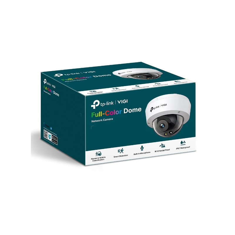 TP-LINK - VIGI C230 (2.8mm) 3MP Full-Color Dome Network Cam