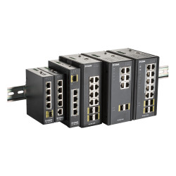 D-Link DIS-300G-8PSW Industrial Gigabit Manažérsky PoE Switch with SFP slots