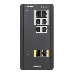 D-Link DIS-300G-8PSW Industrial Gigabit Manažérsky PoE Switch with SFP slots