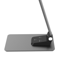 FELLOWES - Platinet PDL509 stolná LED lampa 10W, stmievateľná, dotykové ovládanie, USB port, ALU
