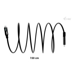 i-tec Thunderbolt 4/USB4 Class Pro Cable 240W s LCD (40Gbps, 150cm)