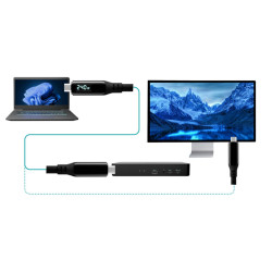 i-tec Thunderbolt 4/USB4 Class Pro Cable 240W s LCD (40Gbps, 150cm)