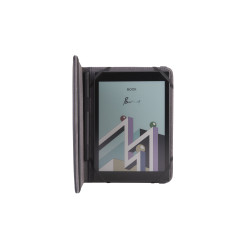 C-TECH PROTECT Puzdro z pravej kože pre 8'' zariadenie, RLC-01, čierne (Pocketbook Inkpad 3/4, Onyx Boox
