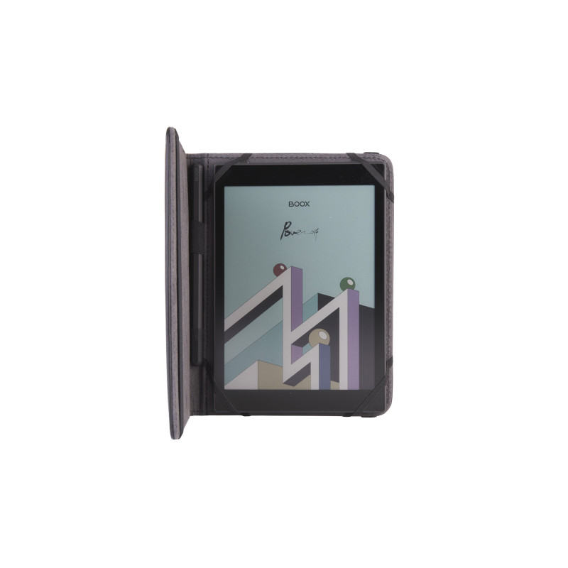 C-TECH PROTECT Puzdro z pravej kože pre 8'' zariadenie, RLC-01, čierne (Pocketbook Inkpad 3/4, Onyx Boox