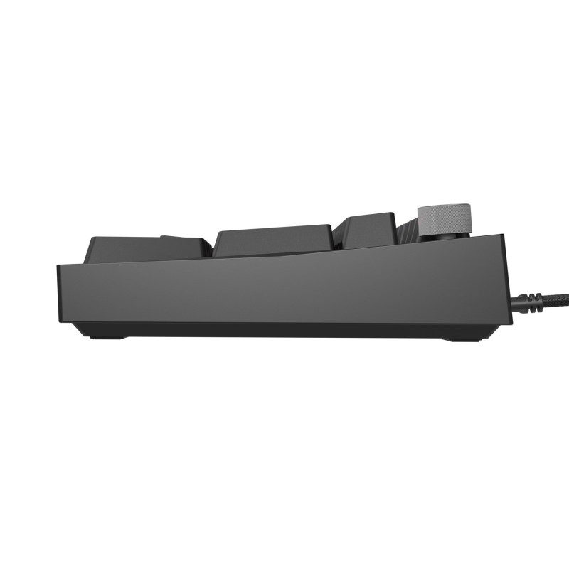 Herná mechanická klávesnica Genesis THOR 404/RGB/Gateron Yellow Pro/Drôtové USB-A/US layout/Čierna