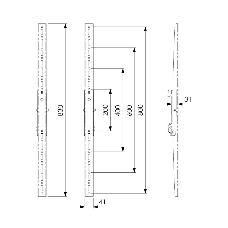 VOGELS - Vogel´s Svislé ramená Connect-it PFS 3208