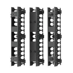 EATON - Kabelový manažér vertikálny SmartRack 3 (7.62cm), káblový kanál s výrezmi pre káble