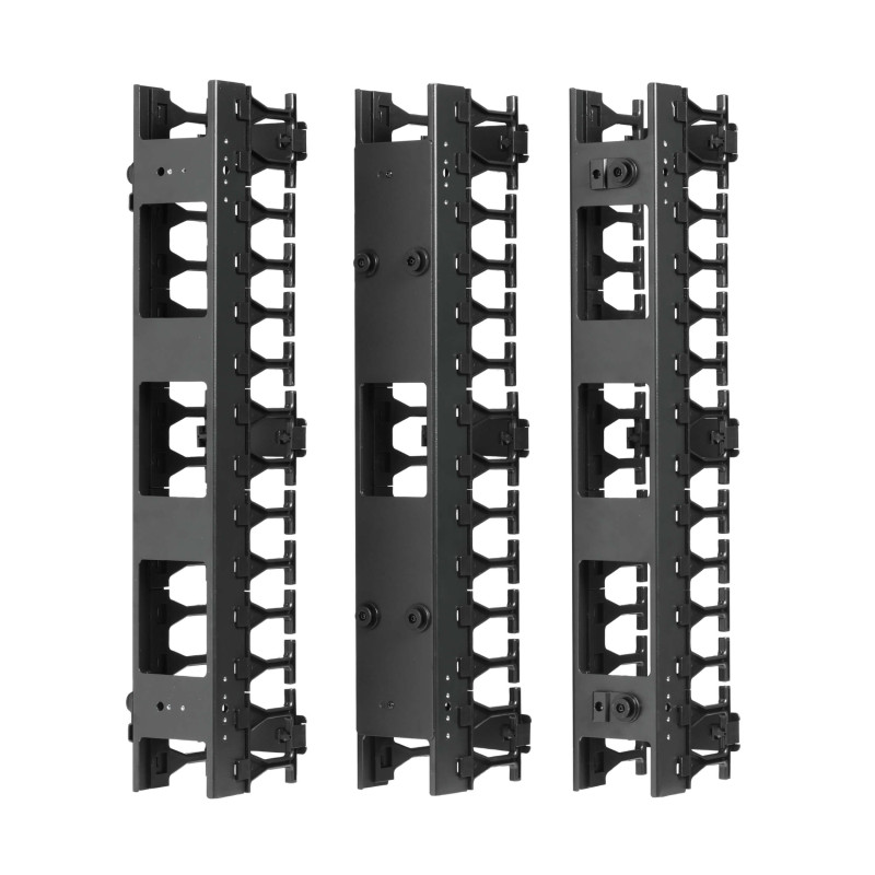 EATON - Kabelový manažér vertikálny SmartRack 3 (7.62cm), káblový kanál s výrezmi pre káble