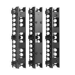 EATON - Kabelový manažér vertikálny SmartRack 3 (7.62cm), káblový kanál s výrezmi pre káble