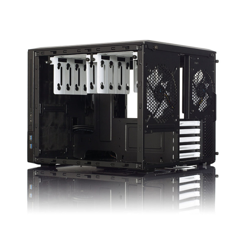 Fractal Design Node 804/Mini ITX/Transpar./Čierna