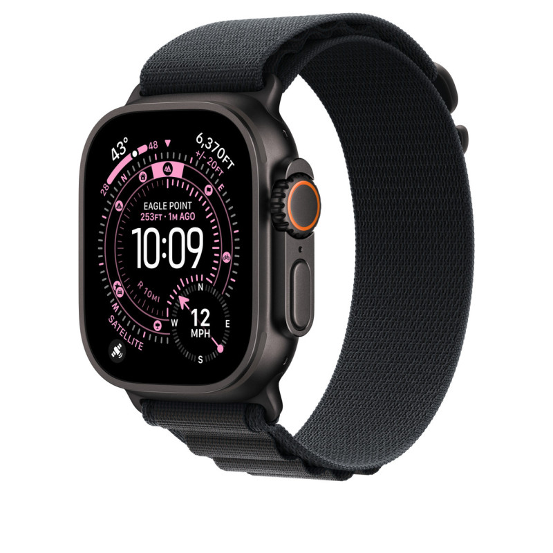 APPLE - Watch Acc/49/Black Alpine Loop -L-Bl.Titan