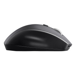 Logitech M705/Ergonomická/Optická/Pre pravákov/Bezdrôtová USB/Strieborná