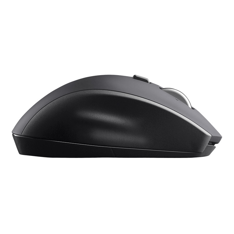 Logitech M705/Ergonomická/Optická/Pre pravákov/Bezdrôtová USB/Strieborná