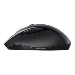 Logitech M705/Ergonomická/Optická/Pre pravákov/Bezdrôtová USB/Strieborná