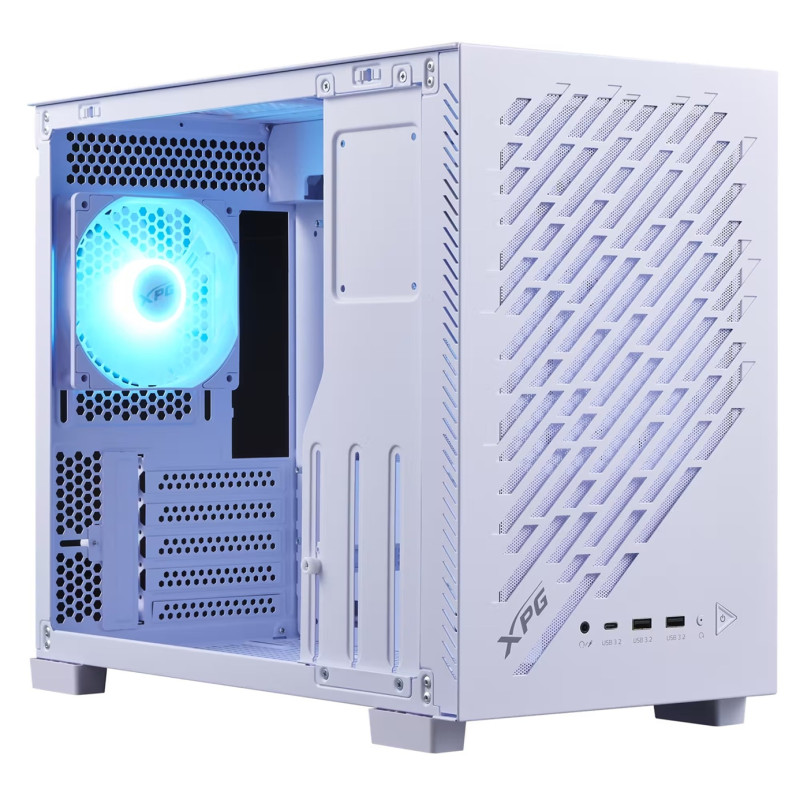Adata XPG VALOR AIR NANO/Micro ATX/Biela