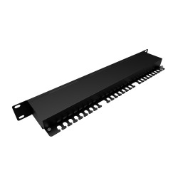19'' patch panel Solarix 24 x RJ45 CAT5E STP 1U SX24-5E-STP-BK-N