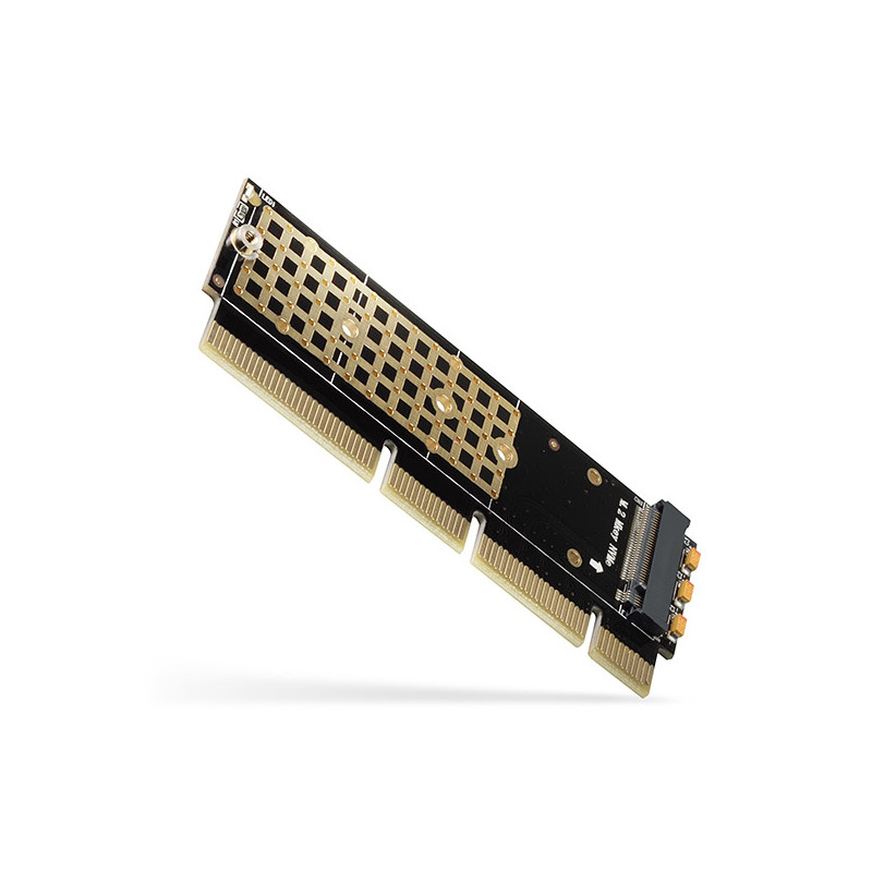 AXAGON PCEM2-1U, PCIe x16/x8/x4 - M.2 NVMe M-key slot adaptér, 1U