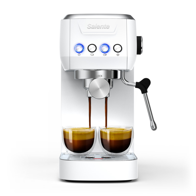 Salente Coffio, pákový kávovar, biely