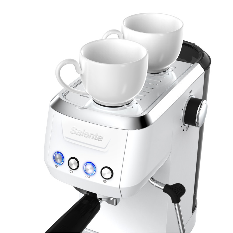 Salente Coffio, pákový kávovar, biely