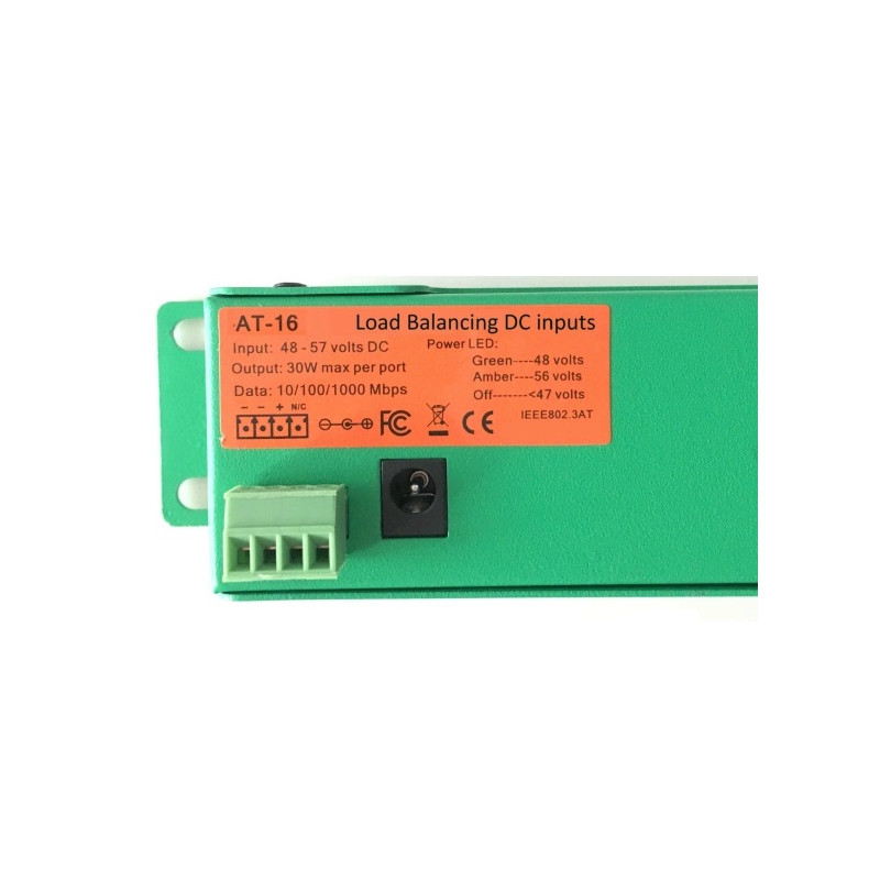 OEM - POE-PAN16-GBATF 802.3af/at gigabitový tienený 16-portový PoE panel