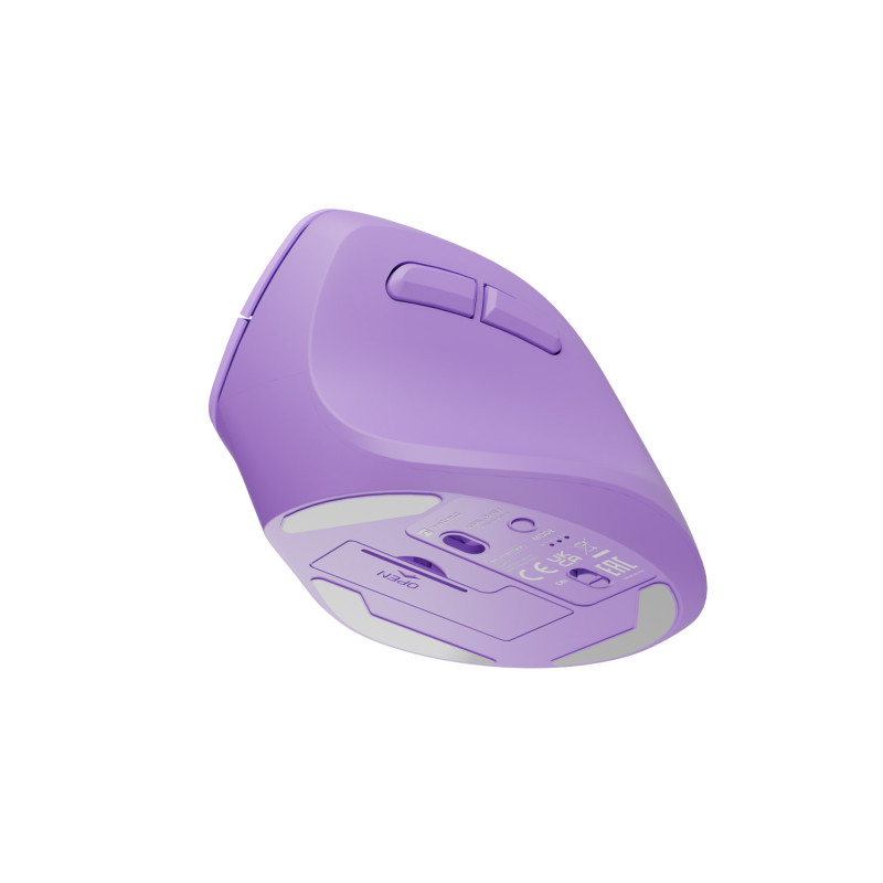 Bezdrôtová vertikálna myš Natec CRAKE 2/Optická/2 400 DPI/USB+BT/Levan/Vertikálna/Optická/Pre pravák