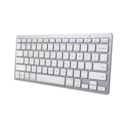 TRUST/Bezdrôtová Bluetooth/ CZ- SK layout/Strieborná