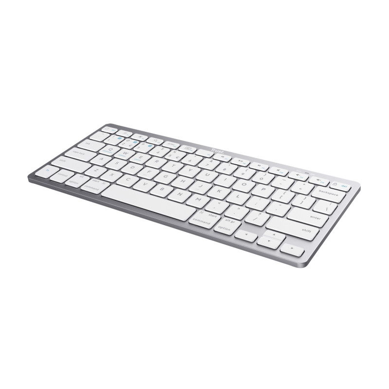 TRUST/Bezdrôtová Bluetooth/ CZ- SK layout/Strieborná